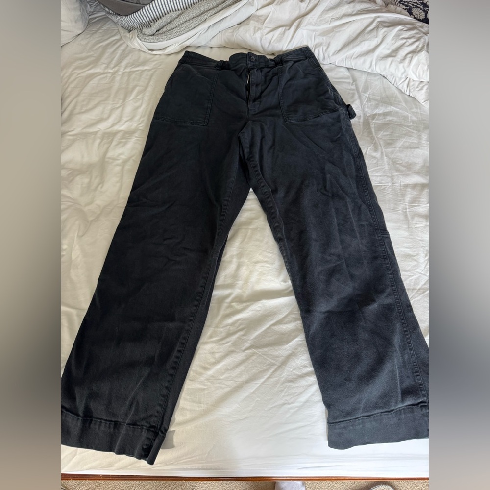 GAP Charcoal Elastic Waist Pants 18 Tall